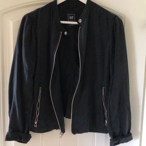 Gap Black Moto Jacket